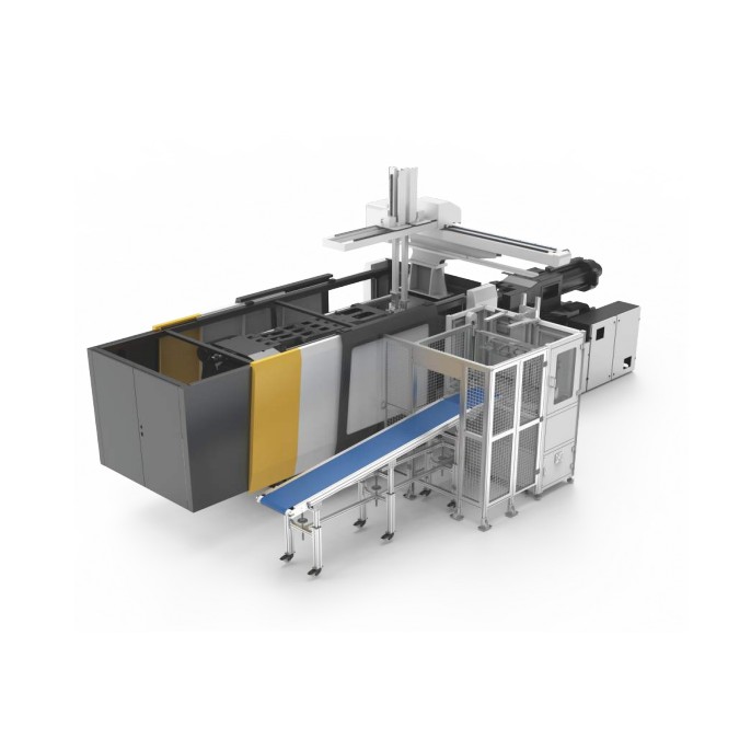 Top -Eingang IML -Roboter für Plastikeimer
